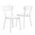 Karimoku Castor Plus Dining Chair 3D model small image 4