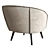 Modern Bruno Armchair for Stylish Living 3D model small image 3