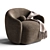 Modern Fogia Barba Armchair Design 3D model small image 2