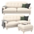 Ikea Esseboda 3-Seat Sofa Set 3D model small image 2