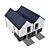 Customizable Individual Mansion Model 3D model small image 4