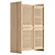 European Oak Roots Cupboard, 4-Door 3D model small image 4