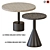 Modern Melano Coffee & Side Tables 3D model small image 1