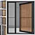 Corona Aluminum Door Model 237 3D model small image 1