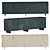 Modern Concrete Sideboard Dall'Agnese 3D model small image 1