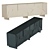 Modern Concrete Sideboard Dall'Agnese 3D model small image 2