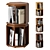 Rotating Book Storage Side Table 3D model small image 1