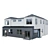 Modern Low Poly American House 3D model small image 4