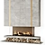 Sleek Firewood Holder Fireplace 3D model small image 4