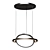 Supernova Aluminum LED Pendant Light 3D model small image 1