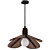 Modern Wood Pendant Light 3D model small image 3