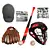 Baseball Sports Kit 3D model small image 1