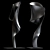 Contemporary Metal Sculpture Display Piece 3D model small image 2