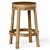 Rotating Counter Height Stool 3D model small image 1