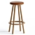 Modern Chic OVO Bar Stool 3D model small image 1