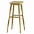 Sleek Vira Bar Counter Stools 3D model small image 2