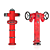 Pristine Fire Hydrant Geometry Set 3D model small image 1