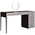 Elegant Vanity Table BELLE 3D model small image 2