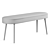 Beech Bench Upholstered in Boucle Fabric 3D model small image 2