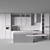 Sleek Modern Kitchen 3D Model 3D model small image 7