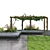 Pergola Backyard 3D Model Kit 3D model small image 4