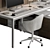 Workplace Essentials Set: Modern Ergonomic Furniture 3D model small image 4