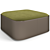 Translation from Russian (if needed): N/A

Unique Title: Parsons Luxe Ottomans Set 3D model small image 5