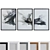 Modern Abstract Picture Frame Set 3D model small image 1