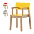 Kids' Mini Chair with Laminate 3D model small image 1