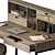 Modern Writing Table - Office Furniture 3D model small image 4