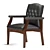 Ivy League Boss Office Chair 3D model small image 6