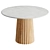 Elegant Plissé Wood Table 3D model small image 2