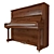 Yamaha U3 Vertical Piano 3D model small image 1