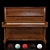 Yamaha U3 Vertical Piano 3D model small image 2