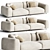 Modern Arflex Macheiro Sofa Design 3D model small image 1