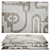 Ethnic Style Rug Set 3D model small image 1