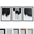 Abstract Set of Modern Picture Frames 3D model small image 1