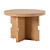 Sleek Notch Side Table Render 3D model small image 1