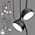  Glow Pendant Textile Light Kit 3D model small image 1