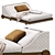 Luxury Portofino Sun Lounger Set 3D model small image 5