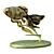 Elegant Fish Sculpture Art Piece 3D model small image 1