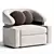 Modern Vienna Way Club Chair 3D model small image 2