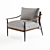 Modern Elegance Kennedy Chair 3D model small image 1