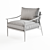 Modern Elegance Kennedy Chair 3D model small image 3