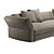 Unico Lifestyle Golfstream Corner Sofa 3D model small image 2