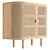 Modern Bandol Cabinet with Textured Finish 3D model small image 4