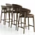 Calligaris Oleandro Stools Set 3D model small image 3