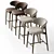 Calligaris Oleandro Stools Set 3D model small image 4