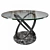 Modern Dining Table Halmar OPTICO 3D model small image 1