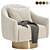 Laskasas Donald Armchair, Color Variety 3D model small image 1